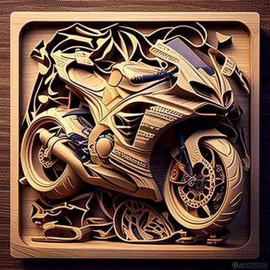 3D модель Ямаха YZF R125 (STL)